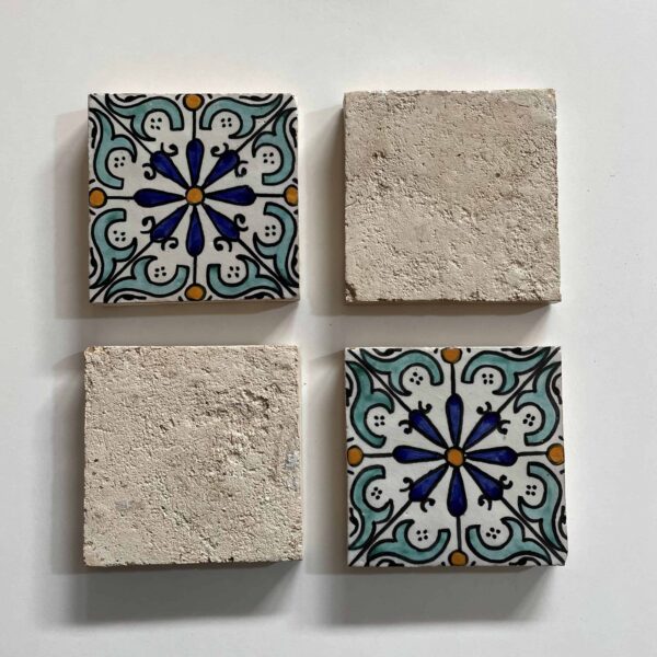 Moroccan Ceramic Tiles - Authentic Hand-Painted Designs