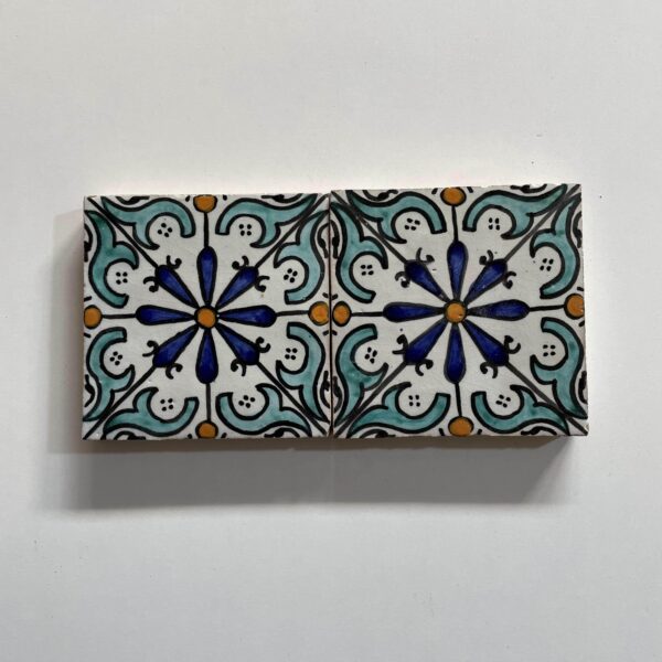 Moroccan Ceramic Tiles - Authentic Hand-Painted Designs