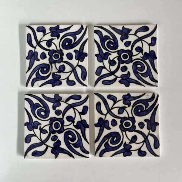 4"X4" tiles hand painted ceramic bathroom for wall and ground, tiles wall decorative