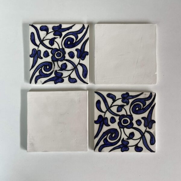 4"X4" tiles hand painted ceramic bathroom for wall and ground, tiles wall decorative