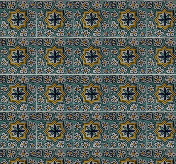 TILES 4"×4" Moroccan - Hand Painted Moroccan Tiles - Kitchen Tiles - Bathroom Tiles - Ceramic Accent Tiles